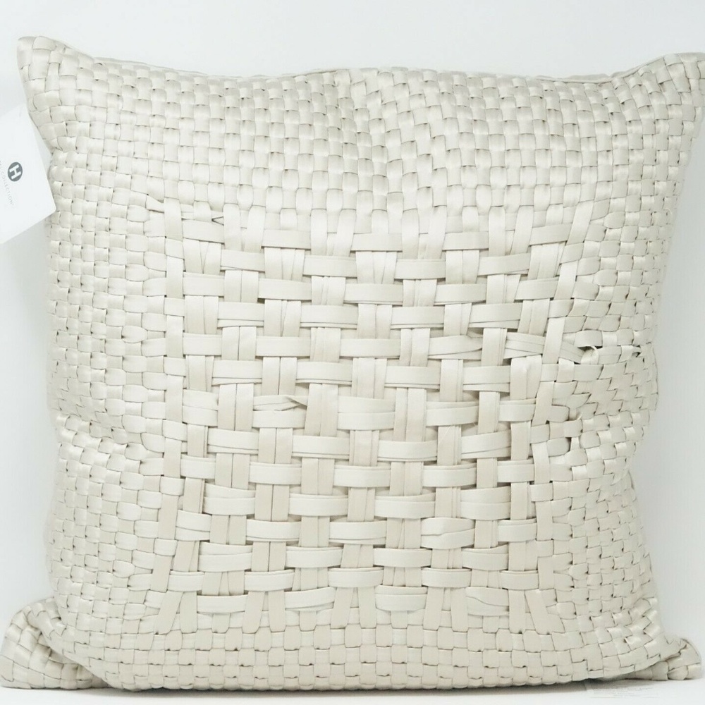 Hotel Collection Dimensions 20" Cotton Blend Luxe Decorative Pillow - Champagne